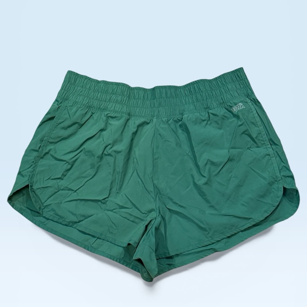 PINK Victoria's Secret Teal Athletic Running Shorts
